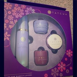 Tatcha Dewy Glow Set mist, C radiant mask, etc